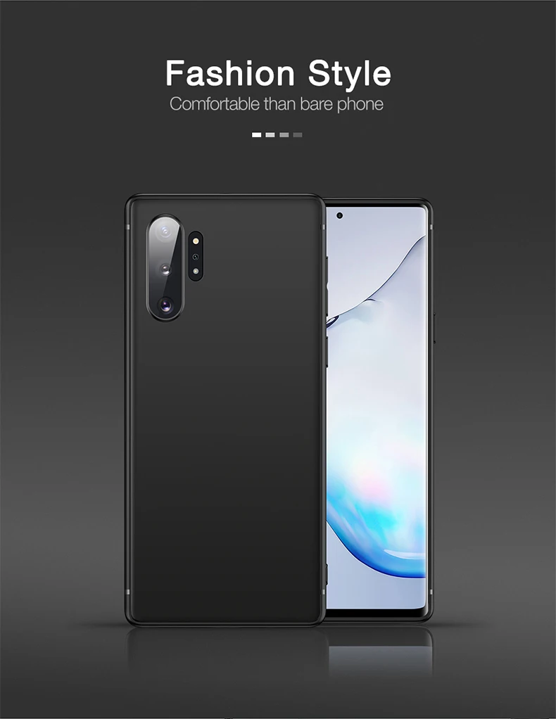 Чехол для телефона CAFELE для samsung Galaxy Note 10 pro A9s, Мягкий ТПУ деловой чехол для samsung Note10 pro, задняя крышка, не оставляет отпечатков пальцев