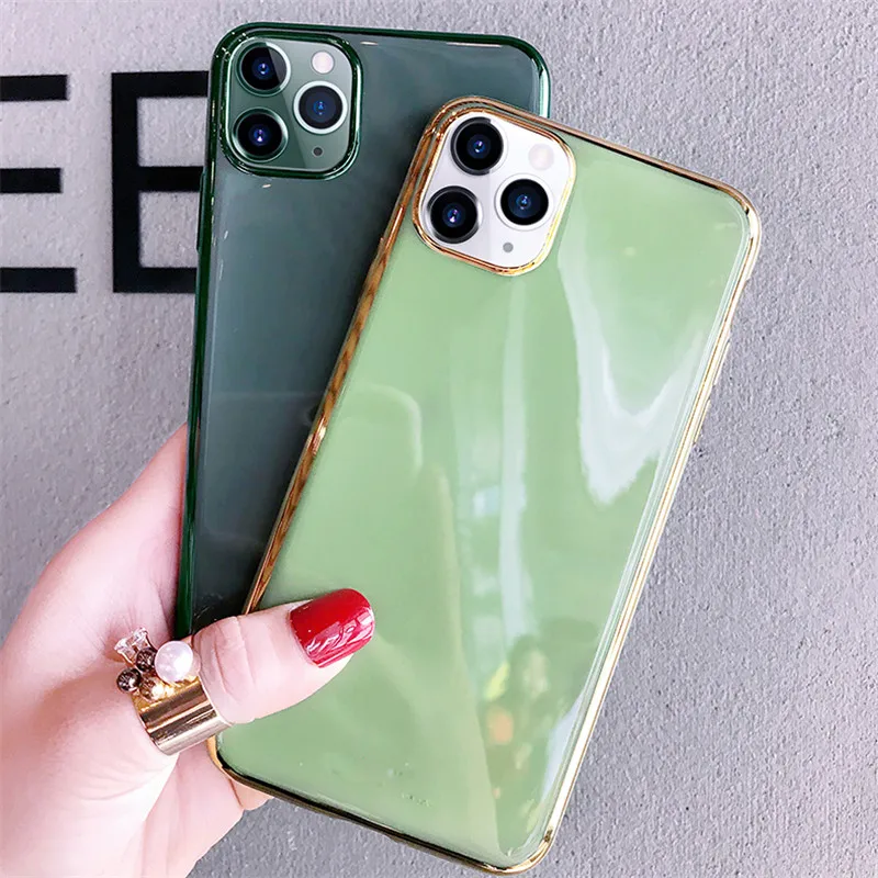 Роскошный чехол из ТПУ с покрытием для Samsung Galaxy S9 S8 Plus S6 S7 Edge S5 S4 A3 A5 J3 J5 J7 2016 2017 Grand