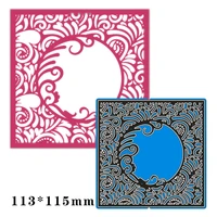 cutting dies flower lace card metal and stamps stencil for diy scrapbooking photo album embossing paper card 113115mm