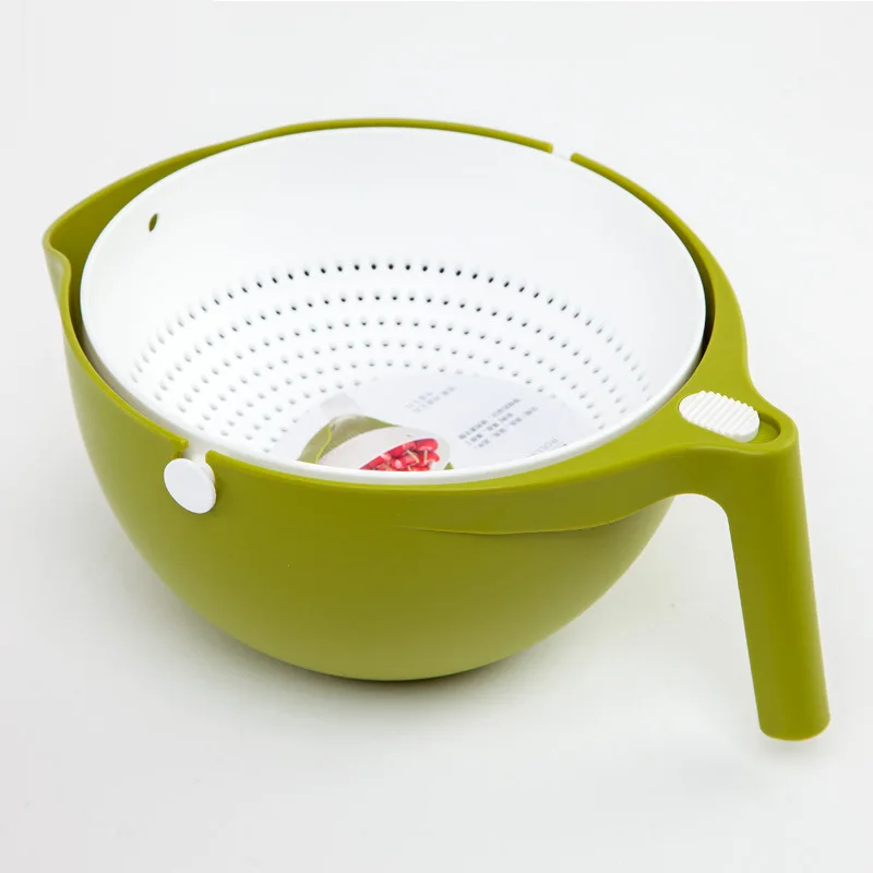 Многофункциональный прокатный двойной сливной корзина с чашей кухонные овощные
