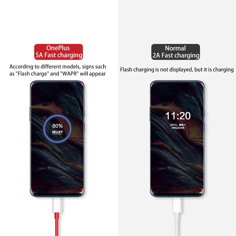 Для OnePlus мобильный телефон с функцией зарядки и передачи данных Тип C кабель 30Вт