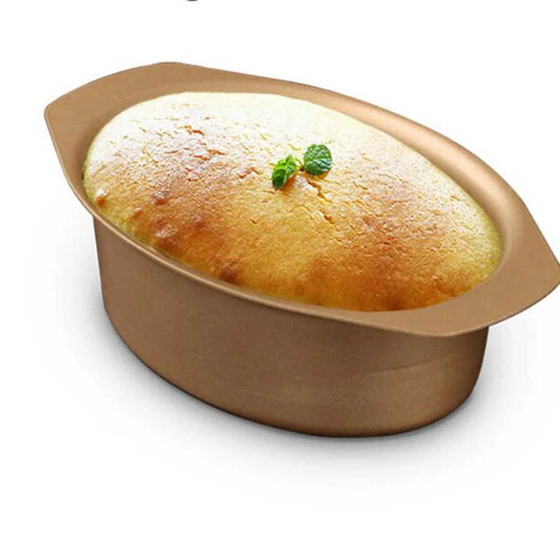 Золотая домашняя длинная боковая прессформа для хлеба с чизкейком шампанское