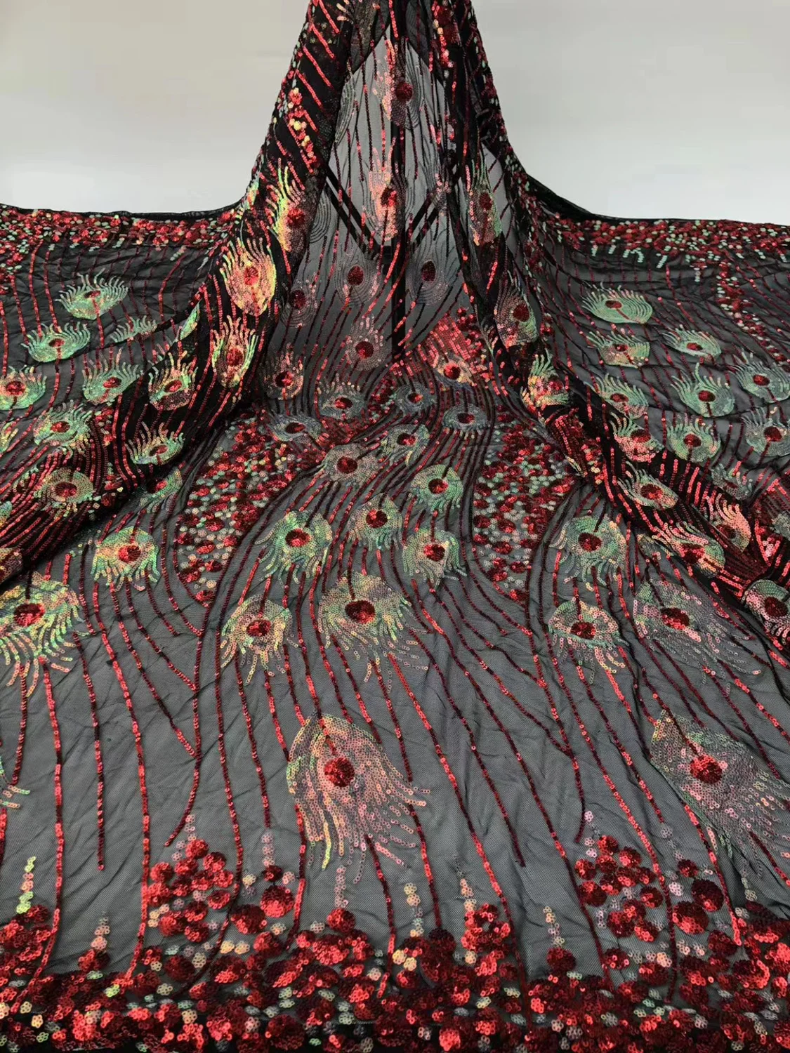 

Африканская сетчатая кружевная ткань 2020 высокое качество Lxury Блестки Кружева Вышивка Французский Тюль кружевная ткань для нигерийского св...