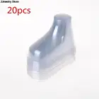 20 шт. 9 см Прозрачные Пластик Детские средства ухода за кожей стоп Дисплей Детские носочки-башмачки носки витрина средства ухода за кожей стоп Дисплей полусапожки обувь прозрачные носки пресс-форм