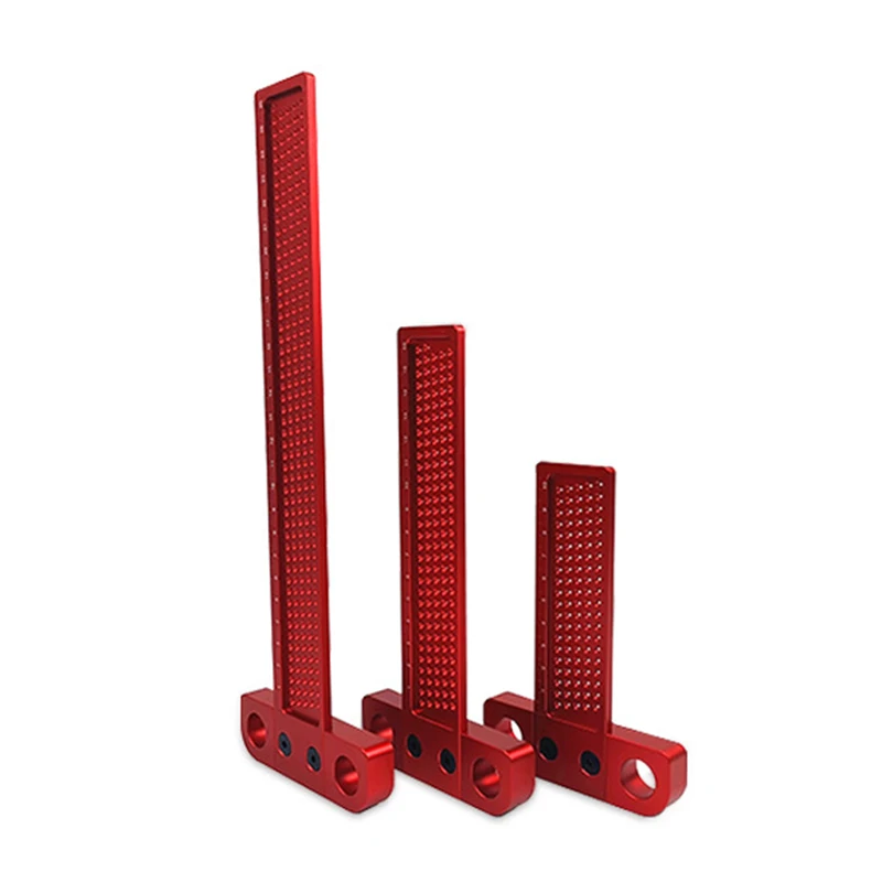 

Woodworking Scriber Hole Positioning Scribing Gauge T-Type Ruler Alloy Measuring Tool Marker for Carpenter TS1