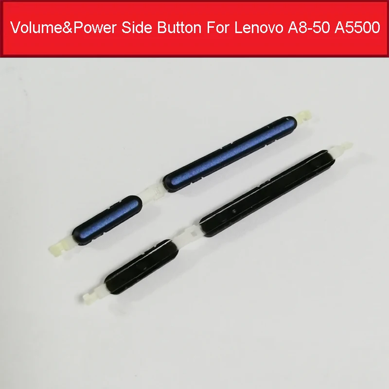 100% оригинальная Боковая кнопка громкости и питания для Lenovo A8 50 A5500
