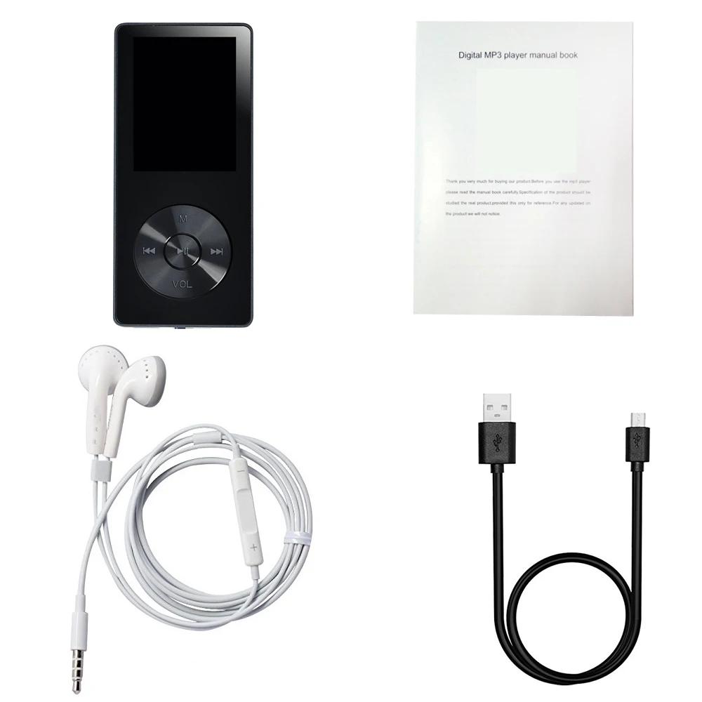 CHENFEC C12 MP3 плеер с Bluetooth 4,0 Встроенный 8 Гб динамик музыкальный плеер Поддержка FM радио Запись Иврит Русский