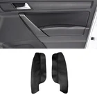 Для VW Caddy 2014, 2015, 2016, 2 шт., кожа из микрофибры, ручка передней двери автомобиля, подлокотник, панель, сменная отделка