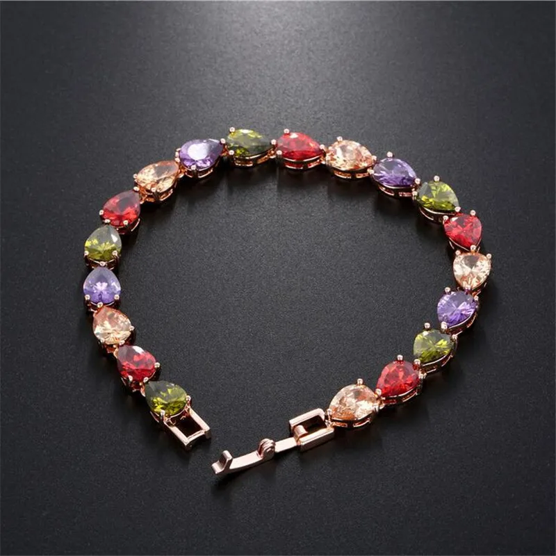 Топ продаж сверкающие Роскошные ювелирные изделия с покрытием 18-ти каратным