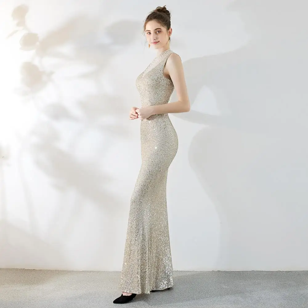 2019 новые кружевные Элегантные Длинные вечерние платья атласный полурукав платье