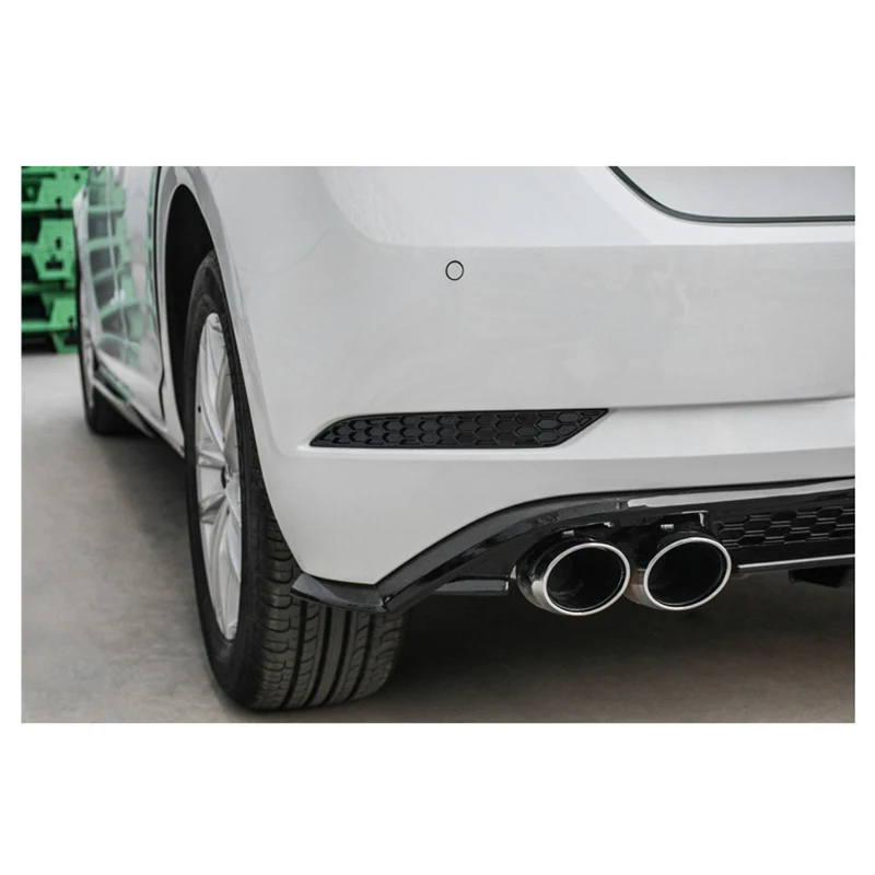 

2Pcs Replacemet Modified Glossy Honeycomb Tail Rear Fog Light Lamp Cover Trim Insert Garnish for Golf 7.5 MK7.5