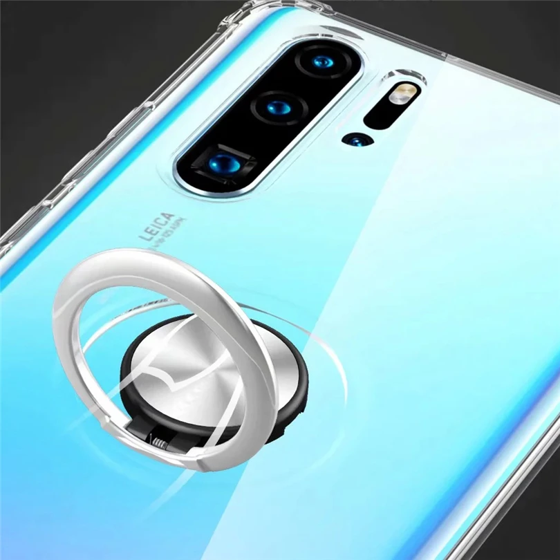 Для Huawei P30 Lite P20 Pro Mate 20 P Smart 2019 Гибридный Магнитный чехол из ТПУ с кольцом для Honor 10 8X