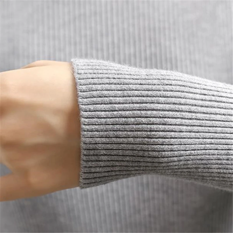 

Woman Spring Stretch Sweaters Hedging Warm Slim Sweater Female Oversize Chandail Hedging Sueter Cotton Abrigo Stretch Manteau