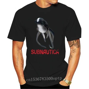 Новые мужские футболки Subnautica Cuddlefish с логотипом унисекс футболка wo мужские футболки Топ