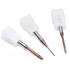 HRC 60  42 канавки 0,2-3 мм Маленькая Концевая фреза карбидная Вольфрамовая сталь CNC электроды с длинной шеей плоские концевые фрезы фрезеровочные режущие инструменты