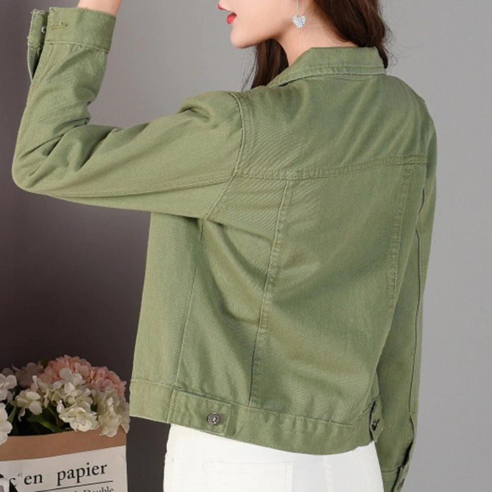 Джинсовая куртка осенняя модная базовая верхняя одежда черные и белые куртки