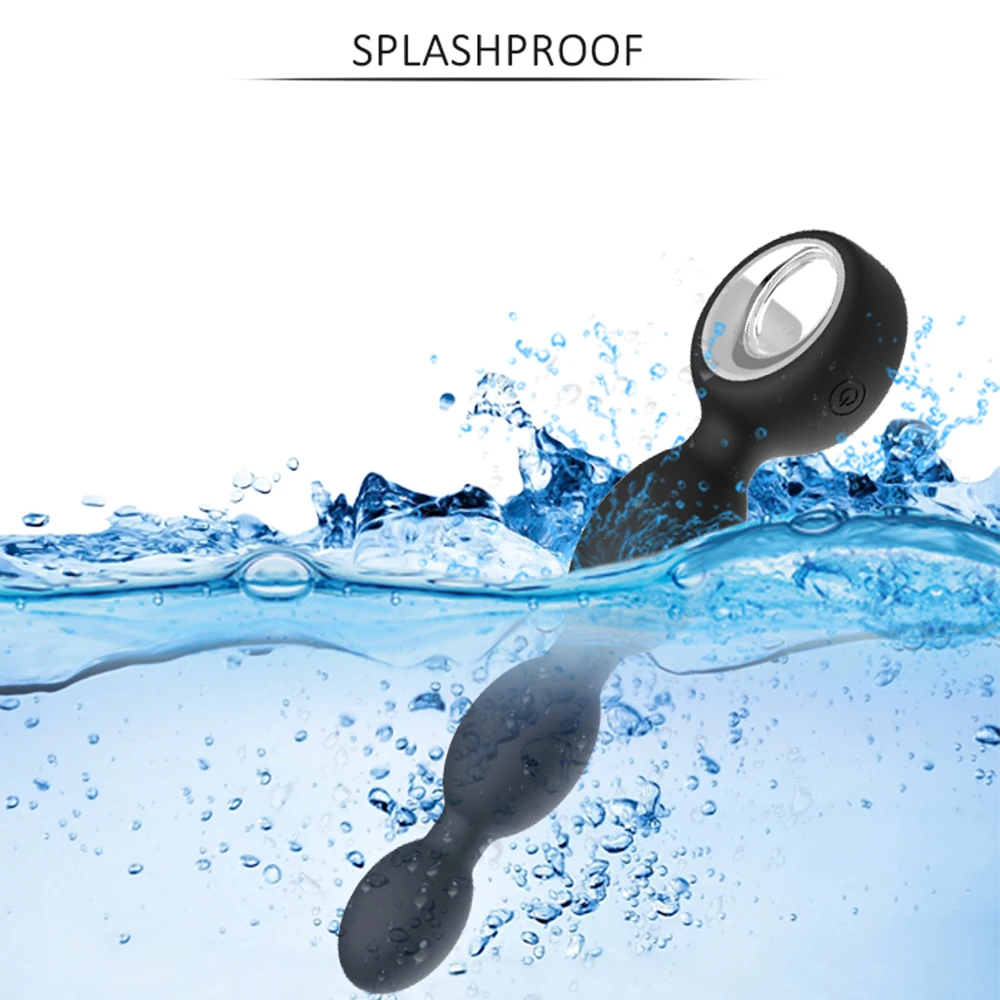 12 Speeds Anal Beads for Men Prostate Massager Butt Plug Vibrator Male Masturbation Remote Sex Toys For Women | Красота и здоровье