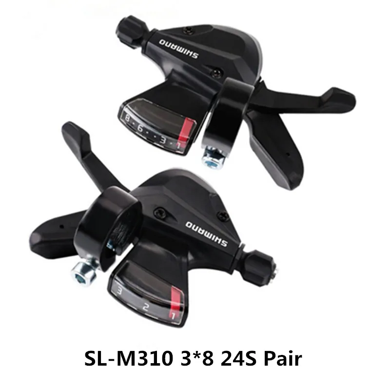 M310 24S Pair SHIMANO ALTUS SL-M310, RD-M310 для горного велосипеда, переключающий палец, 7 S/8, набор скоростей, задний циферблат, FD-M310 - Цвет: M310 24S Pair