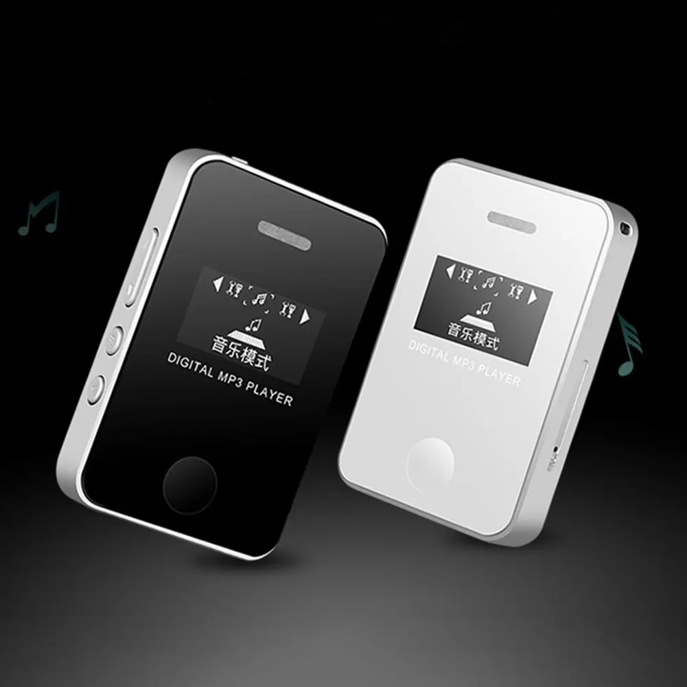 16 Гб ЖК-экран MP3-плеер Hands Free Спортивная аккумуляторная поддержка мини-карта флэш памяти TF USB портативная HIFI музыкальная система с зажимом аудио с динамиком