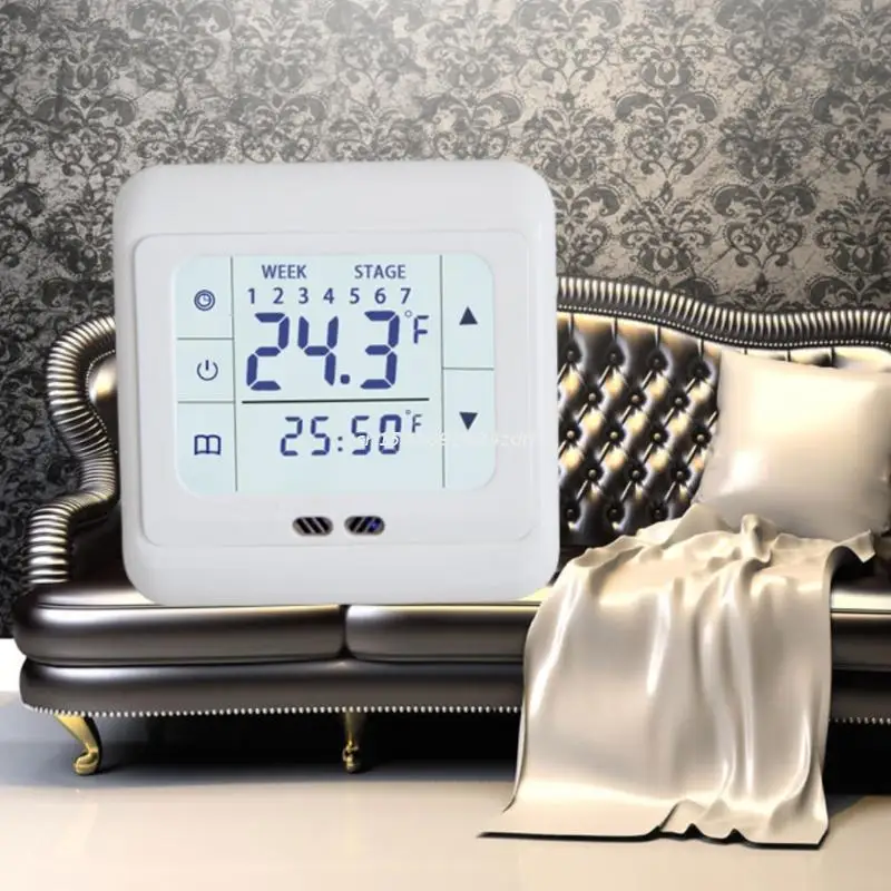 

Warm Floor Heating Temperature Controller Auto Control AC 230V 30A Digital Room Thermostat Thermoregulator Dropshipping
