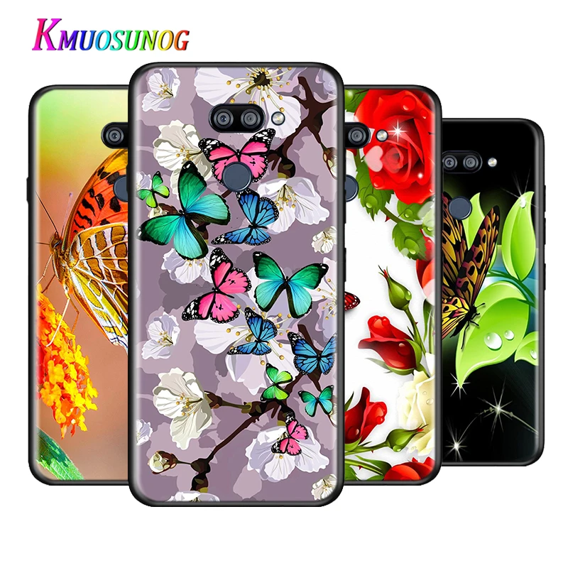 

Colourful Butterfly For LG K22 K71 K61 K51S K41S K30 K20 2019 Q60 V60 V50S V50 V40 V35 V30 G8 G8S G8X ThinQ Phone Case