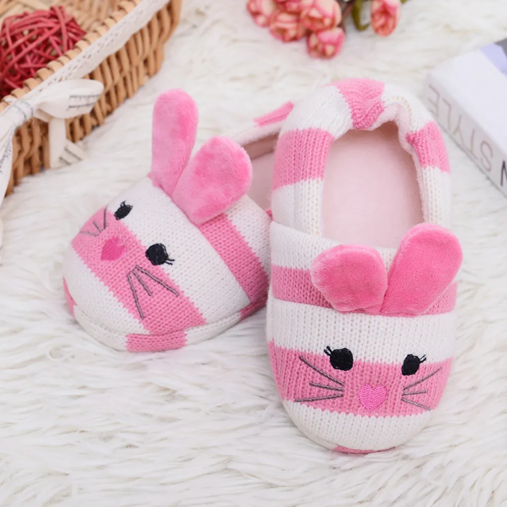 Детские хлопковые домашние тапочки детская зимняя обувь для мальчиков и девочек