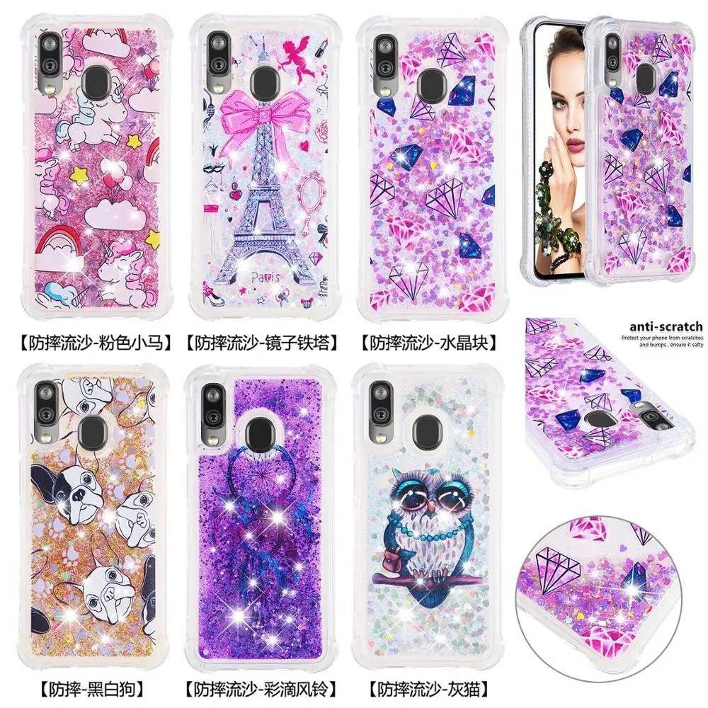 Блестящий чехол-бампер для телефона samsung Galaxy Note 10 Note10 плюс M20 M10 M30 A30 A50 A40 A20 A10