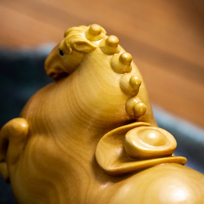 Ручная резная Статуэтка XS172-8CM статуэтка животного Домашний Декор-скульптура