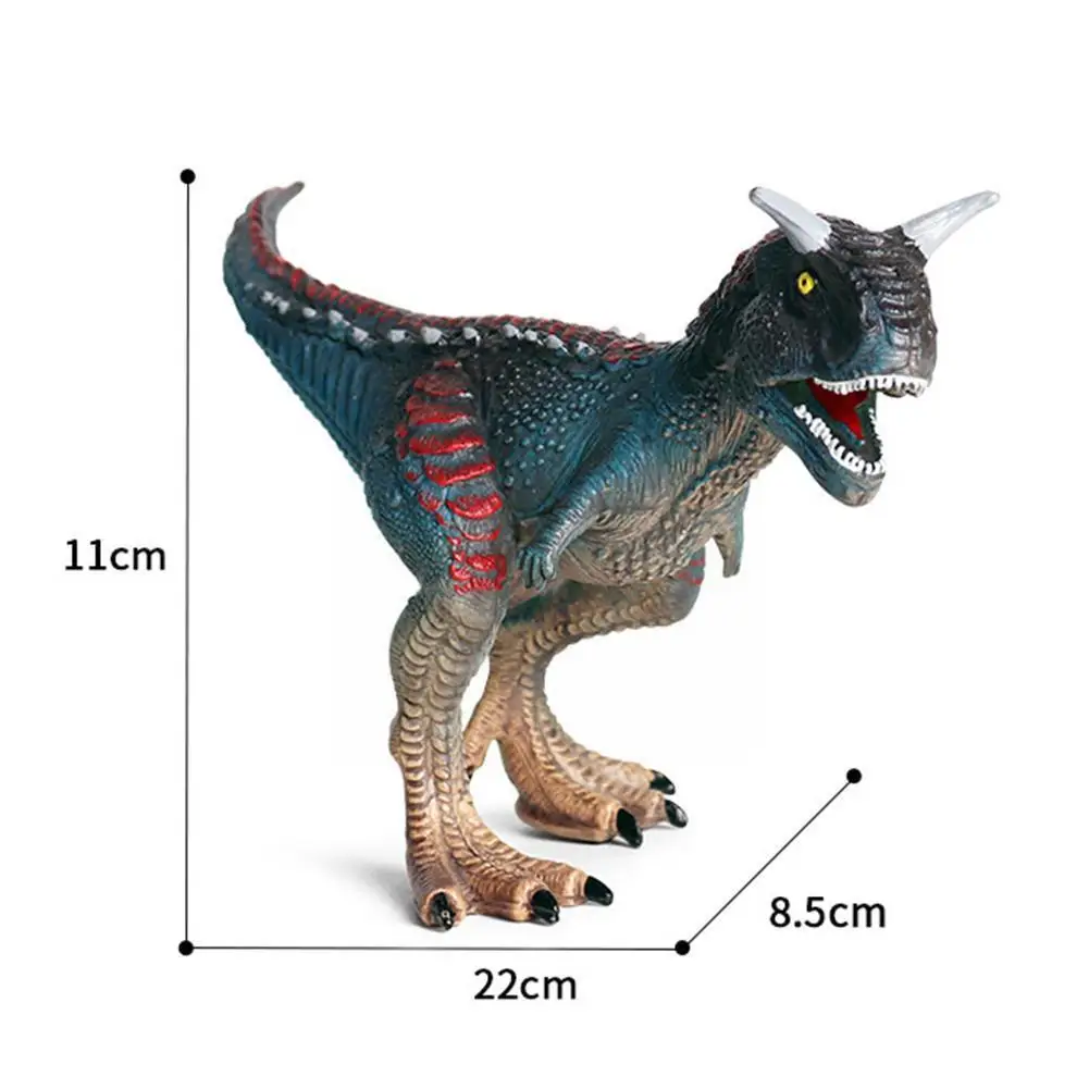 Динозавр Юрского периода Дикая жизнь искусственные игрушки для детей Carnotaurus