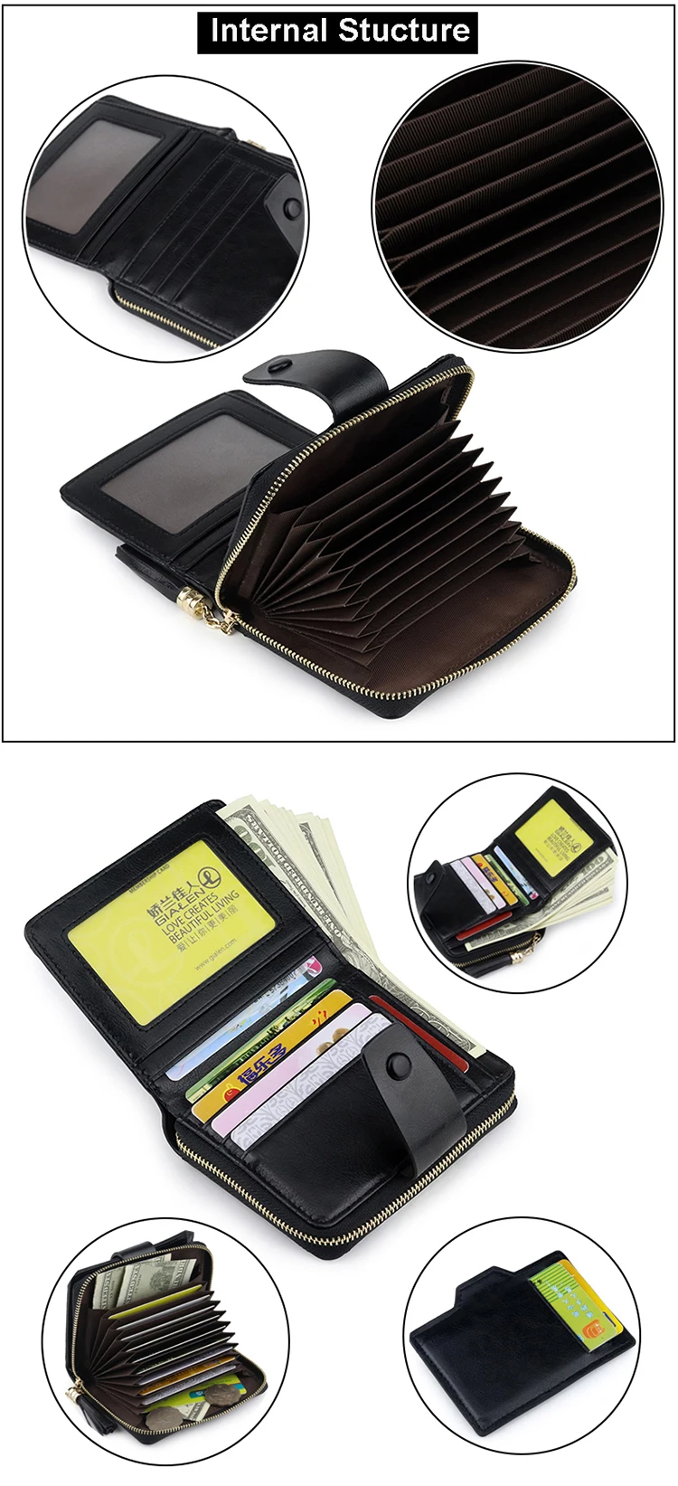 Новое поступление, с защитой от RFID, для карт держатель Горячая бренд Для мужчин Бизнес кошельки для кредитных карт большой Ёмкость карты Чехол Съемный слот для карт памяти