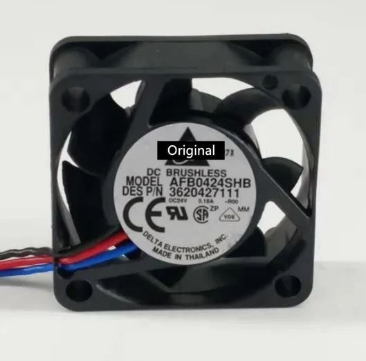 Оригинальный 100% рабочий AFB0424SHB DC 24V 0.18A 3-контактный осевой охлаждающий вентилятор 11000 об/мин