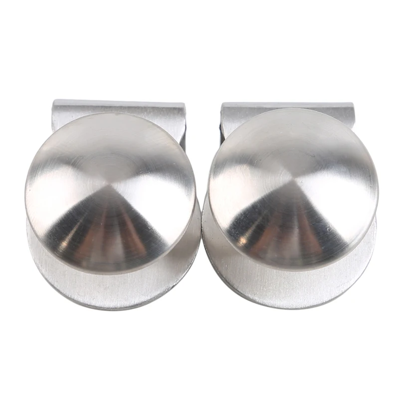 2 шт из нержавеющей стали Безрамная стеклянная дверная ручка для винного шкафа