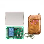 Taidacent 220 V 100 м дальность 220 вольт РЧ пульт дистанционного управления Управление; 315 МГц 2 канала Беспроводной дистанционного Управление переключатель релейный модуль