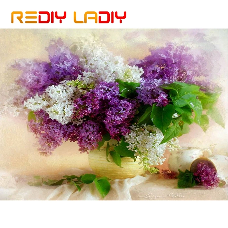 Наборы для вышивки бисером сделай сам фиолетовые лилии любовь - Цена: 1 287,21 руб.