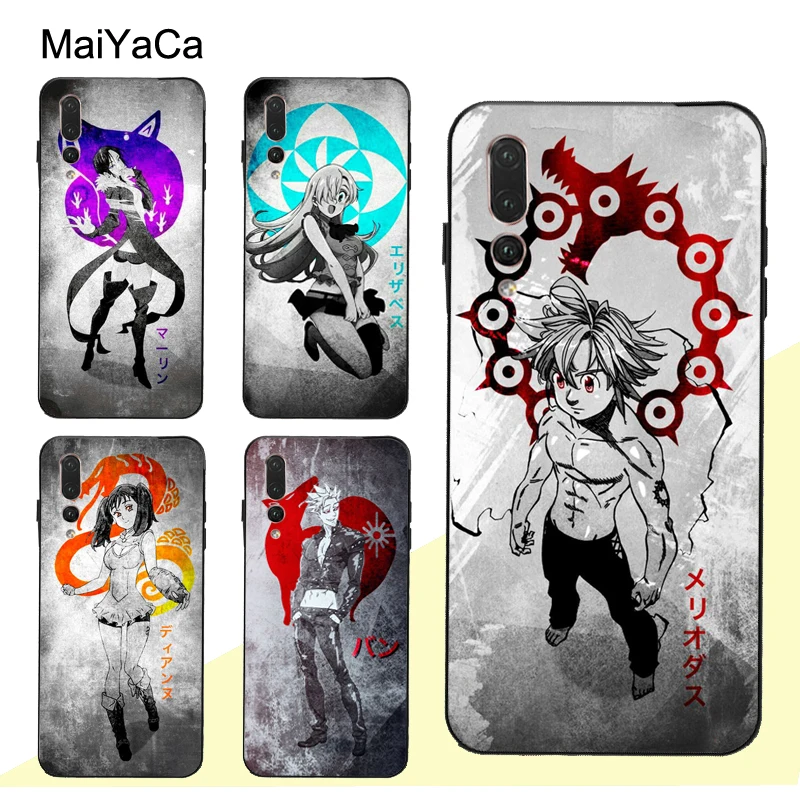 Чехол MaiYaCa Seven deadly sins Meliodas Escanor для Huawei P30 Pro P40 P10 P20 Lite Mate 20 30 10 P Smart 2019 Z | Мобильные