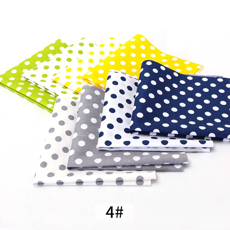 

DIY Cotton Twill Printing Fabric 25*25 Hand-made Cloth Print Cotton Fabric Head for Dress