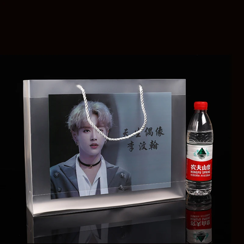 Полипропиленовый матовый прозрачный жесткий пакет для рук пластиковая