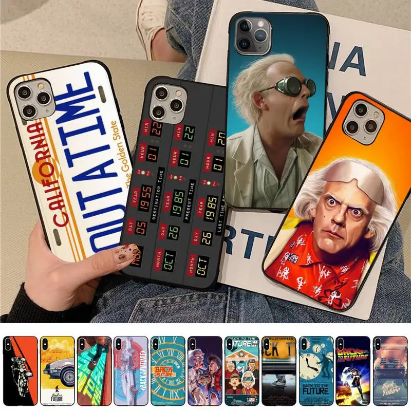 

Back to the Future Movie Phone Case for iPhone 11 12 13 mini pro XS MAX 8 7 6 6S Plus X 5S SE 2020 XR case