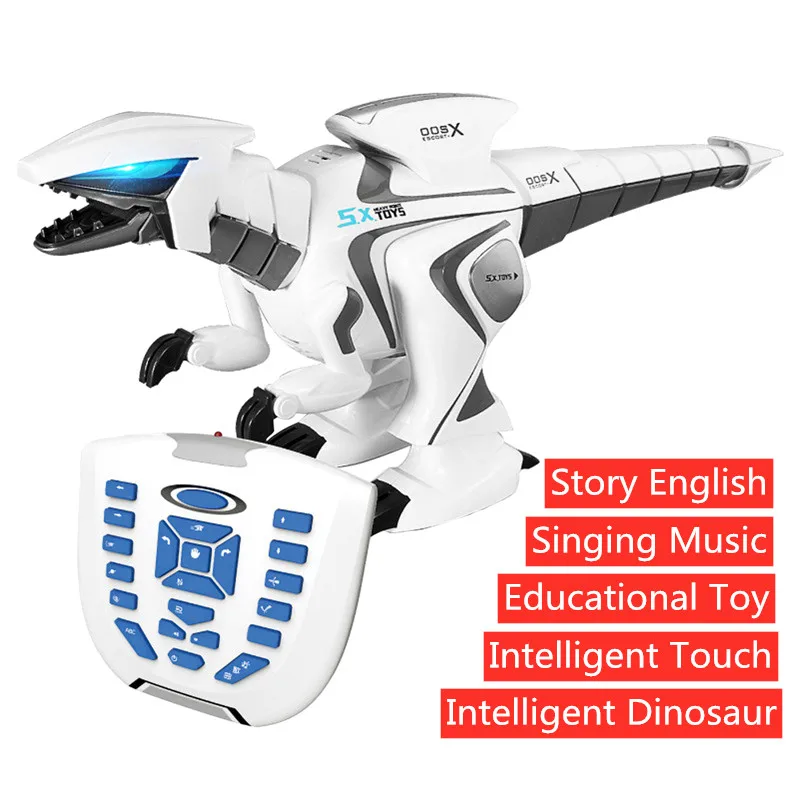 

Детская хорошая развивающая игрушка, высокая симуляция, дистанционное управление, электрическая игрушка динозавра, имитация звука, вращен...