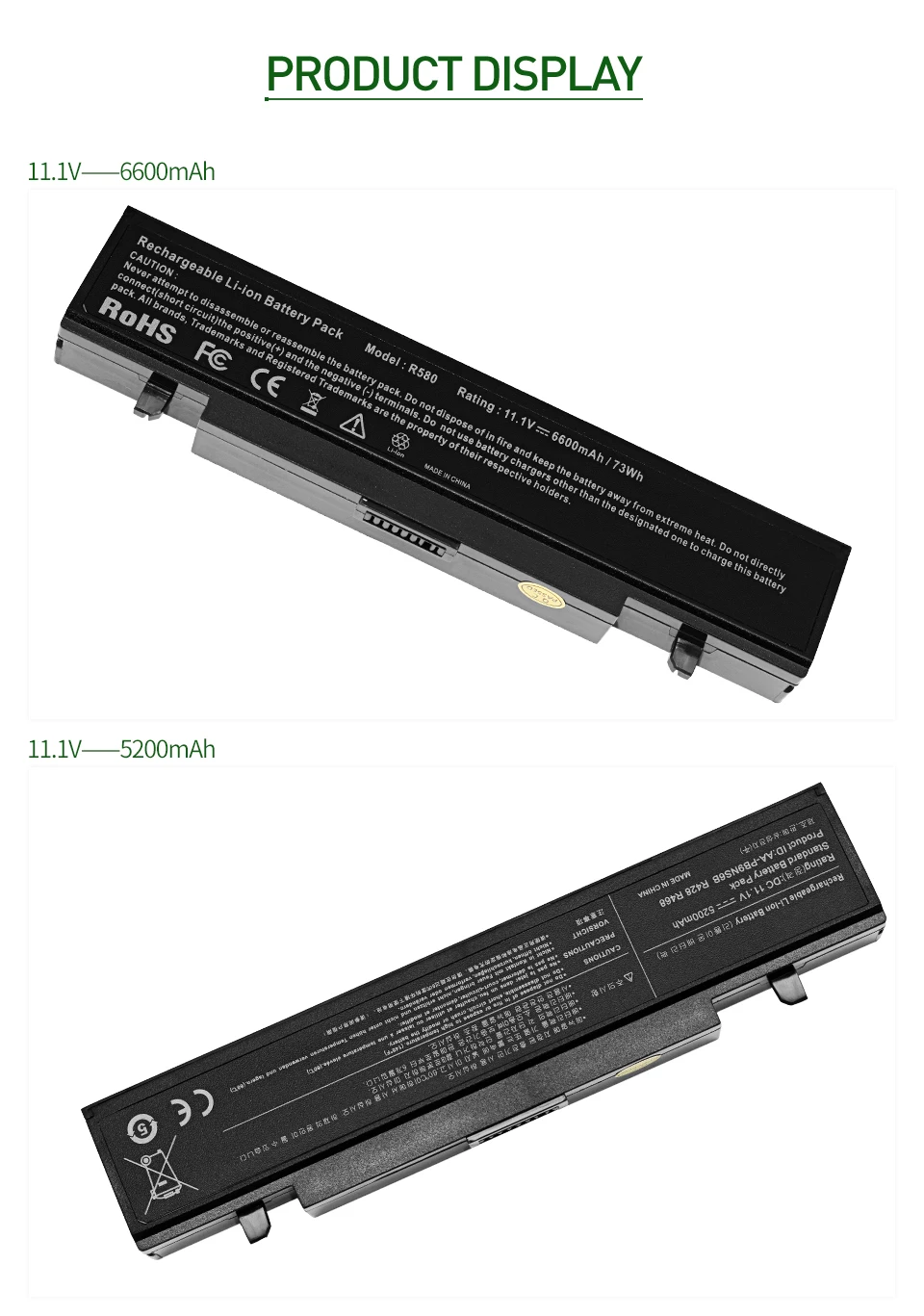 Golooloo 6 ячеек Аккумулятор для ноутбука samsung NP-Q530 NP-R540 NP-SF411 P210 P460 P580 Q320 Q430 Q530 R428 R429 R430 R458 R463 R464