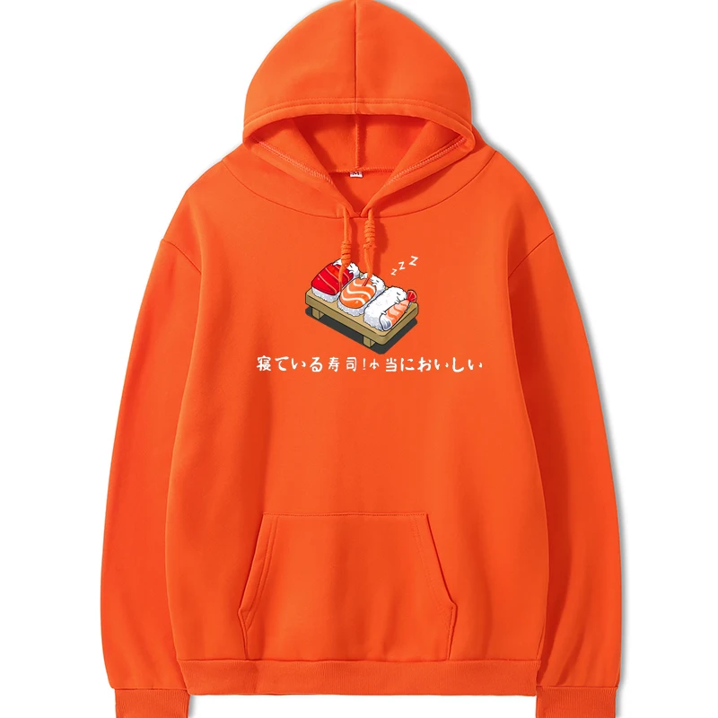 

Women's Hoodie 2019 Sweatshirt Kawaii Sushi Japanese Print Fleece Loose Moletom Feminino Harajuku Top Girls Women's Hoodie