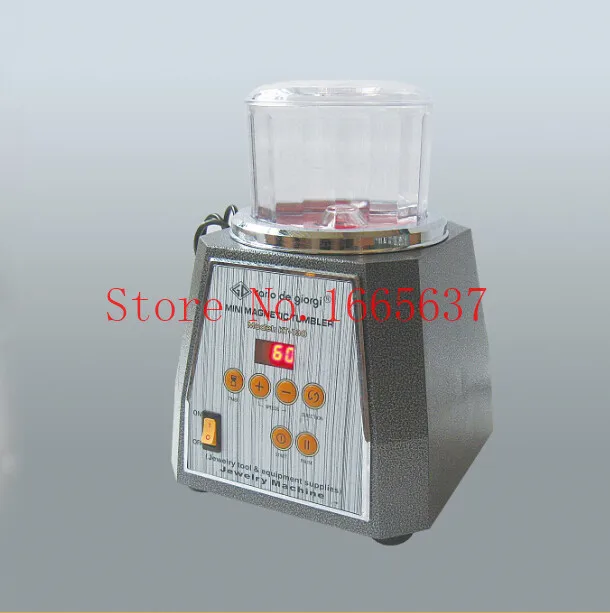 Mini Magnetic Tumbler With 4 variable speeds control  jewelry diy making Supplies  Jewelry Polishing Machine