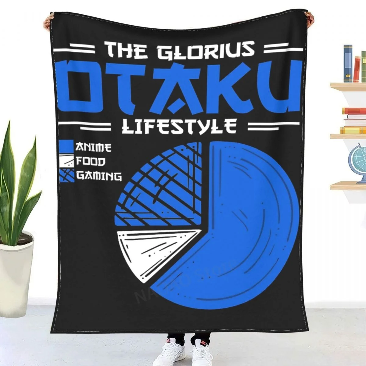 Смешное одеяло с японским мемом манги из аниме The Otaku Lifes простыни на кровать