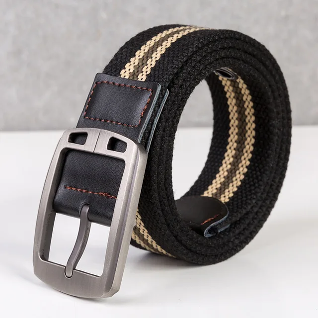 

ZLD canvas belt man and women pin buckle strap casual jeans belt student youth waistband outdoor belts leather belt men