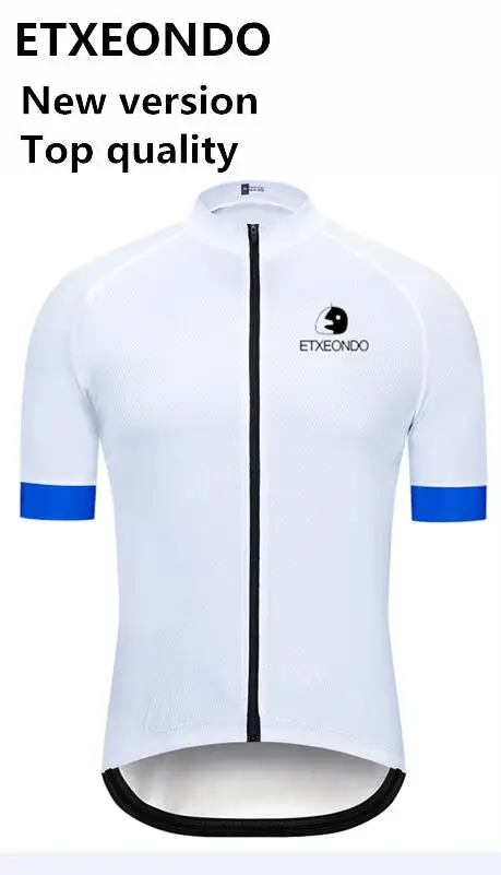 Jersey Новая версия! Etxeondo Велоспорт Джерси мужская команда короткий рукав рубашки летние быстросохнущие MTB велосипед одежда топы Одежда для велоспорта - Цвет: Jersey