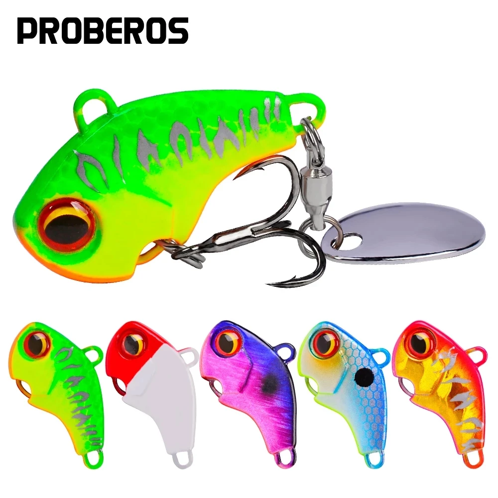 

5Pcs/Lot Mini VIB Lures 6-15-28g Metal Jigging Spoon Sinking Hard Baits Crankbait Vibration Spinner With Sequine Isca Peche