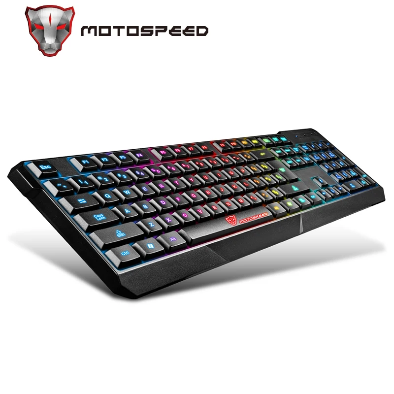 Оригинальная мотоскорость K70L 7 Цвет Подсветка компьютерная игровая клавиатура