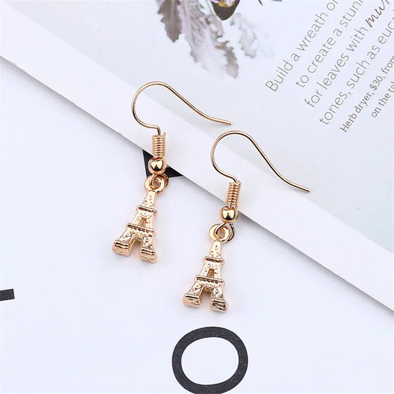 Женские серьги с эмалированными бусинами ZRM золотистые металлические полыми