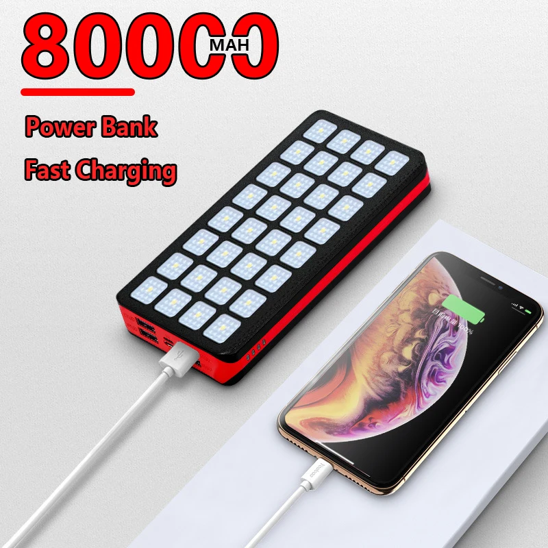 Внешний аккумулятор на 80000 мА · ч с 4usb портами|Внешние аккумуляторы| |