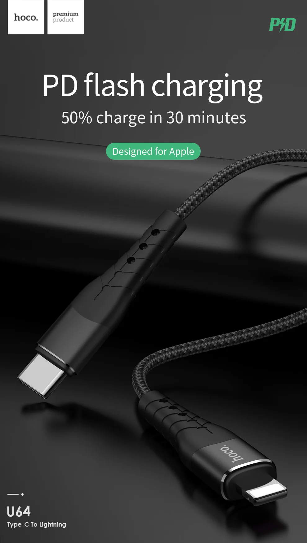 18 Вт Быстрая зарядка PD кабель usb type C для Lightning питания быстрая зарядка кабель для iPhone X/XS/XR/XS Max/8/Plus/iPad Pro